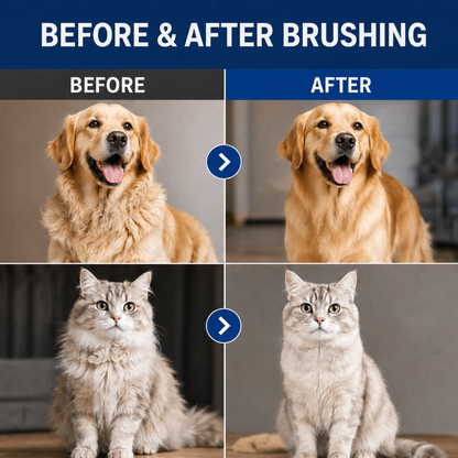 SelfClean Pro™- Self-Cleaning Deshedding Brush For Dogs & Cats