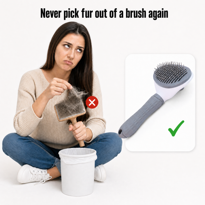 SelfClean Pro™- Self-Cleaning Deshedding Brush For Dogs & Cats